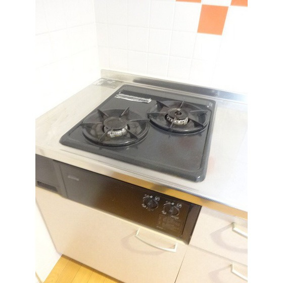 いずみマンションⅡのキッチン|ガスコンロ