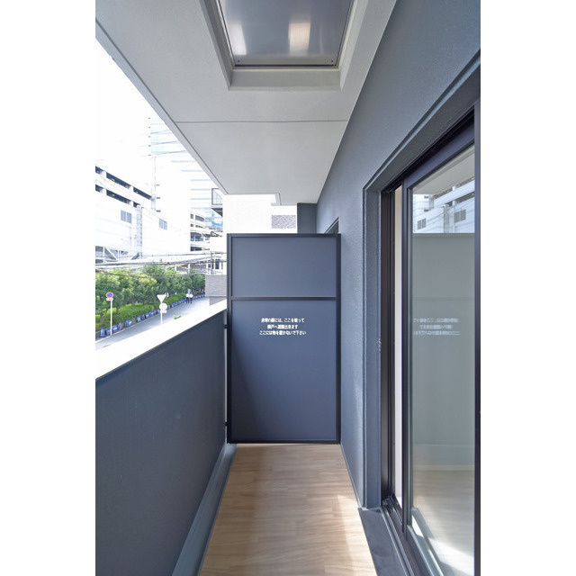 ジオエント福島野田のバルコニー