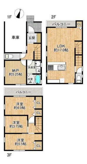 【間取り】 | 垂水区西舞子4丁目　新築戸建