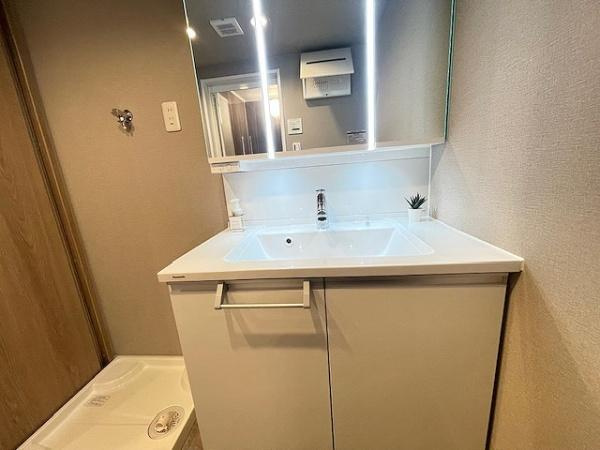 【独立洗面台】 | リバーサイドともぶち第一住宅14号棟