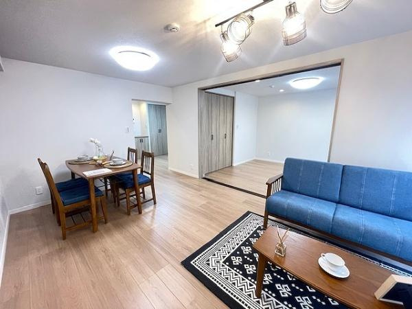 【居間・リビング】 | リバーサイドともぶち第一住宅14号棟