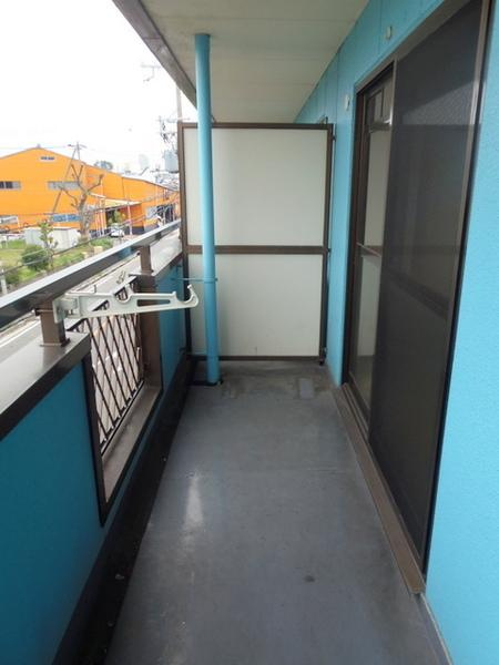 トカシキマンション２のバルコニー|★ワイドバルコニー！★