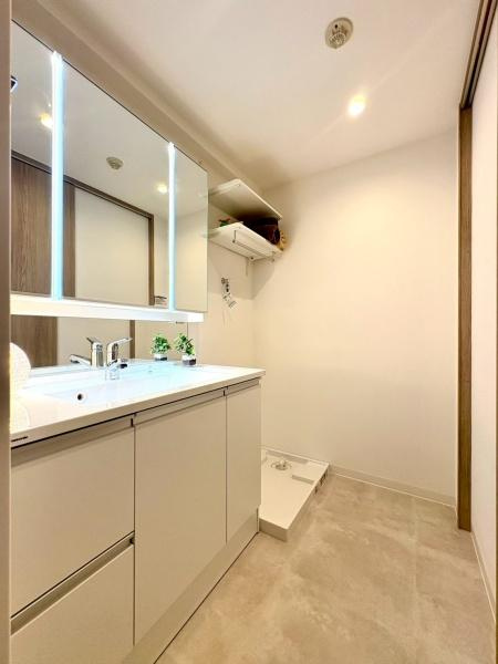 グランシティ湘南海岸マリーナジュスクエアの独立洗面台