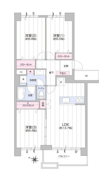 若葉台団地２・１７号棟