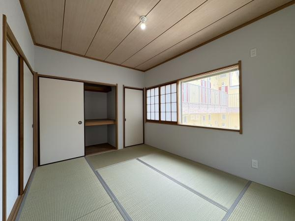 横浜市金沢区乙舳町の中古一戸建の和室|心が落ち着く和室をご用意しました。床が柔らかいので小さいお子様のプレイルームや、ご両親が泊まりに来た時の客間としてなど、様々な用途で使える万能なお部屋です。