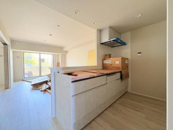 ファミールあざみ野スカーレットヒルズのキッチン|浄水器付きキッチン・リフォーム中