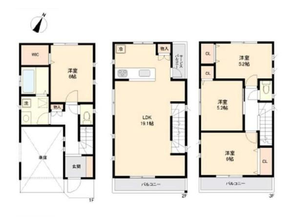 横浜市鶴見区上末吉５丁目の中古一戸建