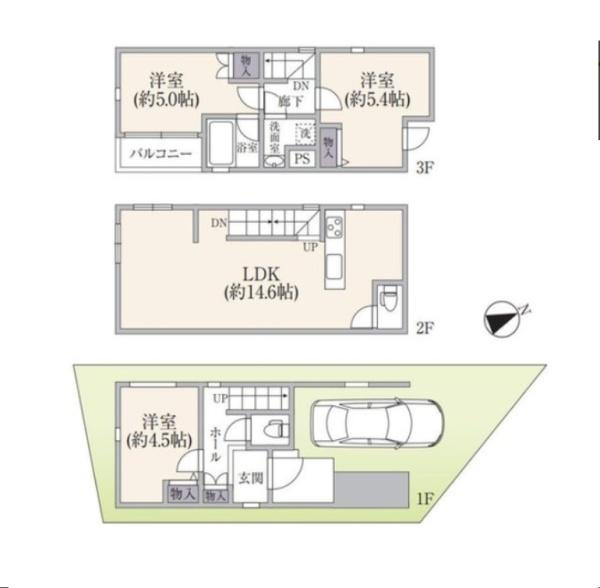 川崎市中原区宮内１丁目の中古一戸建