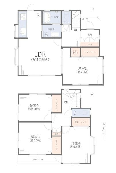 横浜市泉区白百合３丁目の中古一戸建の間取り|４LDK　リフォーム中・１１月７日終了予定
