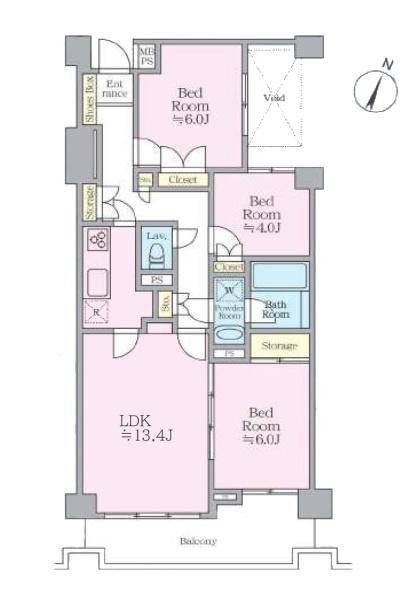 戸塚ヒルズの間取り