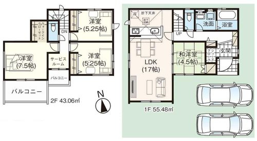 グラファーレ　岡山市東区広谷（第4期）【仲介手数料無料】の間取り