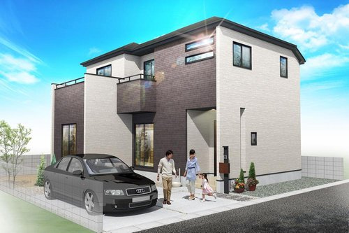 グラファーレ　岡山市東区広谷（第4期）【仲介手数料無料】の外観パース