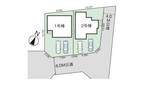 グラファーレ　岡山市南区大福（第4期）【仲介手数料無料】の区画図