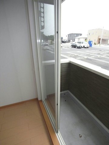 ソレイユⅡのバルコニー