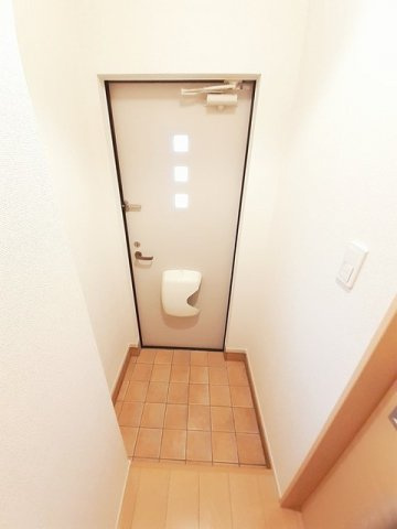 ドリームハイツＡの玄関