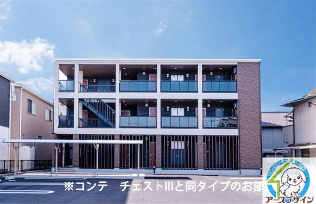 ヒカルサ明石硯町の外観|パース写真