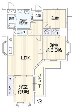 【間取り】 | アーバンパレス小倉Ⅱ（A-9）