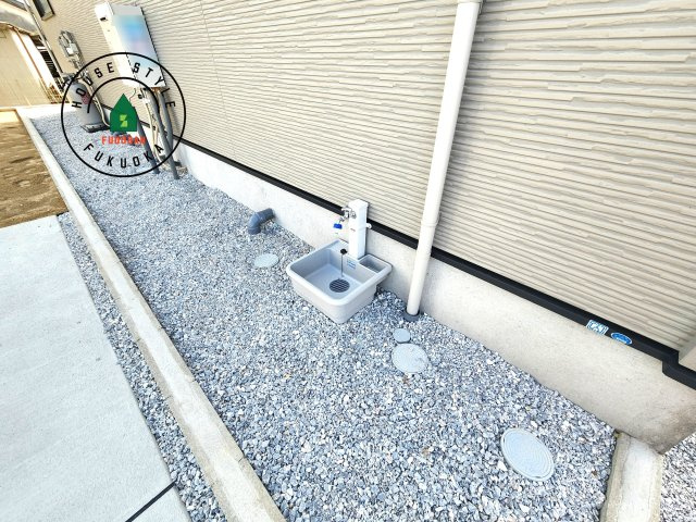 福岡市西区太郎丸2丁目第1-2棟（2号棟）　のバルコニー|将来的にウッドデッキなど施工して、素敵なバルコニースペースを活用できます。