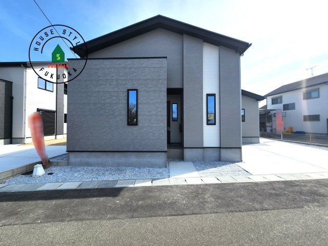福岡市西区太郎丸2丁目第1-2棟（2号棟）　の外観|デザイン性のある外観です。
