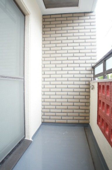 ヴィラコートⅡのバルコニー