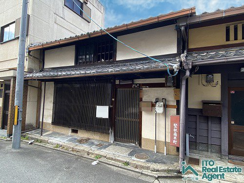 上・竪社南半町 建築条件無 土地の外観