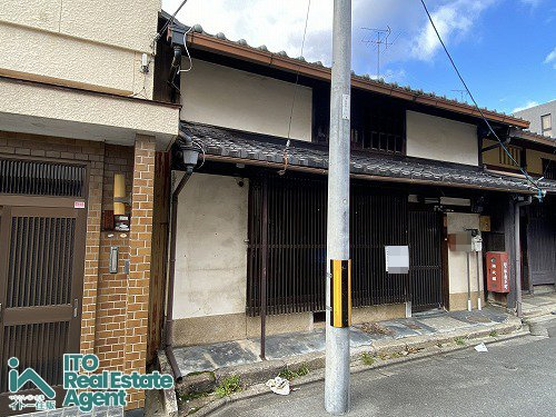 上・竪社南半町 建築条件無 土地の外観