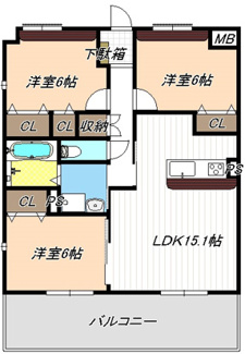 【間取り】 | アルビオンコート