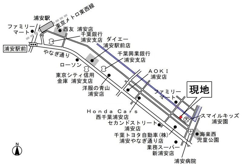 ヴィラスリーヴイ浦安の区画図