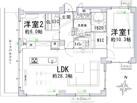 シビタス原宿の間取り