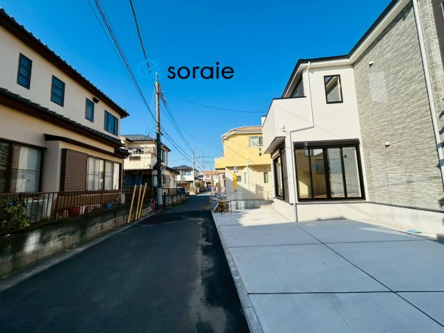 川越市的場19期　新築戸建の前面道路含む現地写真|12/11　撮影