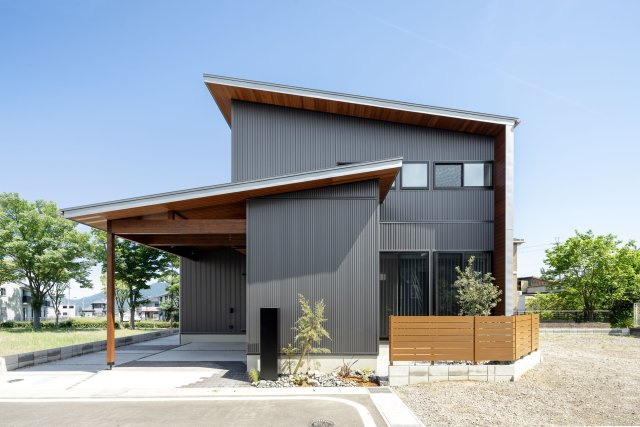 大津市本堅田2丁目モデルハウスの外観|落ち着いた雰囲気の外観です