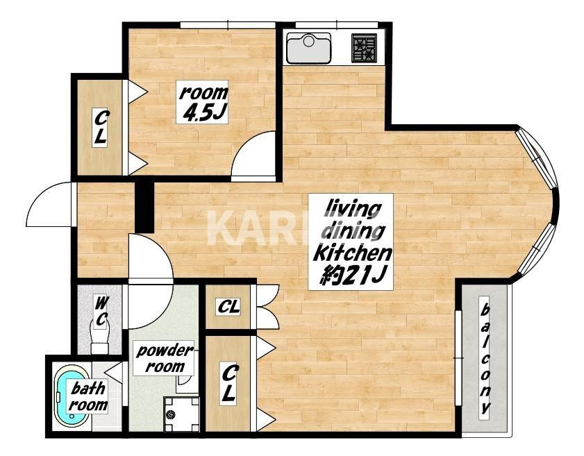松永マンションの間取り
