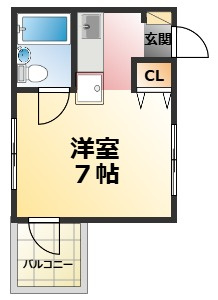 ハイツシャルムの間取り