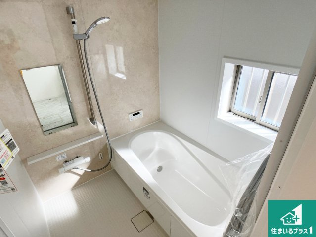 明石市大久保町大久保町　新築一戸建ての前面道路含む現地写真|周辺は落ち着いた街並みの住宅地！子育てがしやすい住環境です！まだ未完成ですが、現地でしかわからない事もございます。是非一度ご覧ください。