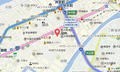 【地図】 | エスリード弁天町ルシェンテ