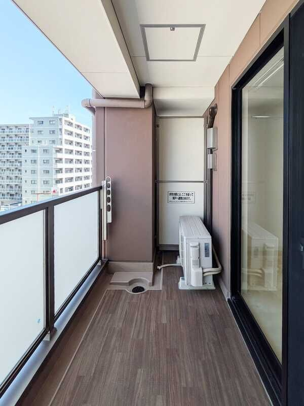 サンブライト今里のバルコニー