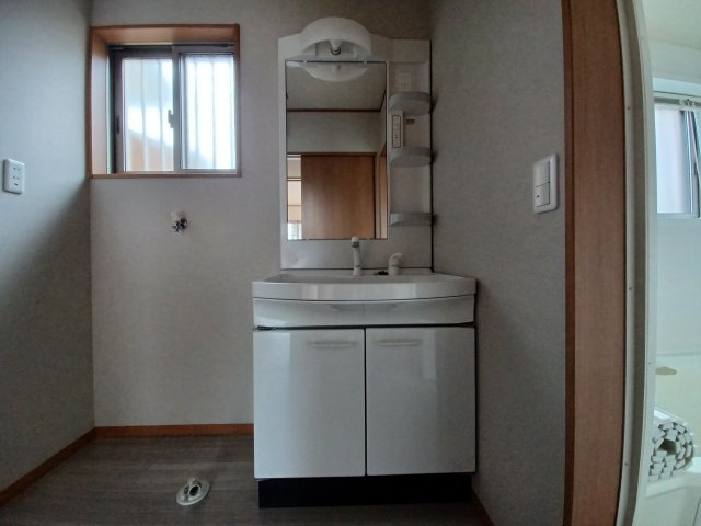 市松荘の独立洗面台