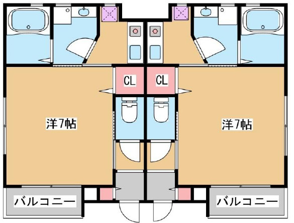 神戸市長田区収益アパート　ＫＡＲＩＮ新長田の間取り