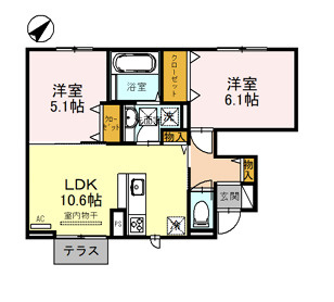 Honu・Rupoの間取り