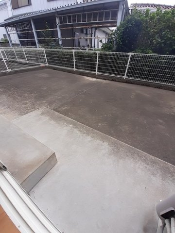 サンリットＡのバルコニー