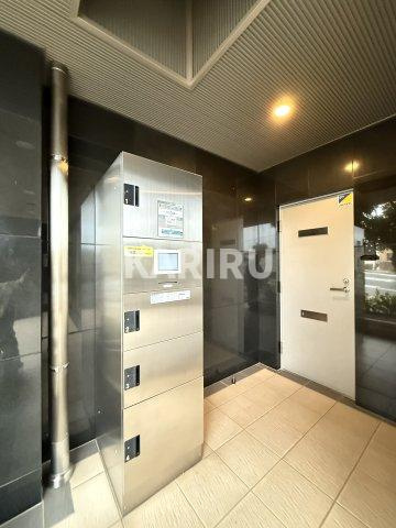 リヴクレール鴫野のエントランス