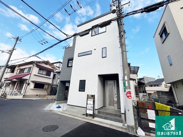 高槻市西冠　第1期　新築一戸建ての外観|お客様に長く安心して住んでいだだける事にこだわった家づくり！住んでからのアフターサービスにもしっかりと取り組んでいます！