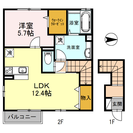 ルグランコート B棟の間取り