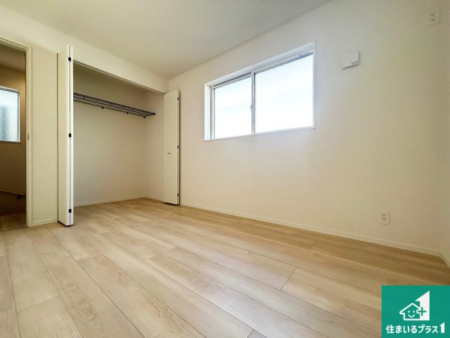 神戸市垂水区上高丸　第1期　新築一戸建ての洋室|シンプルな洋室は、自分好みのインテリアが楽しめます♪ご家族とインテリアや家具を選びに行くのは新築購入時の醍醐味の一つです。ぜひお楽しみください♪