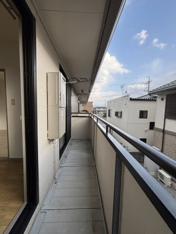 コンフォールコート　A棟のバルコニー
