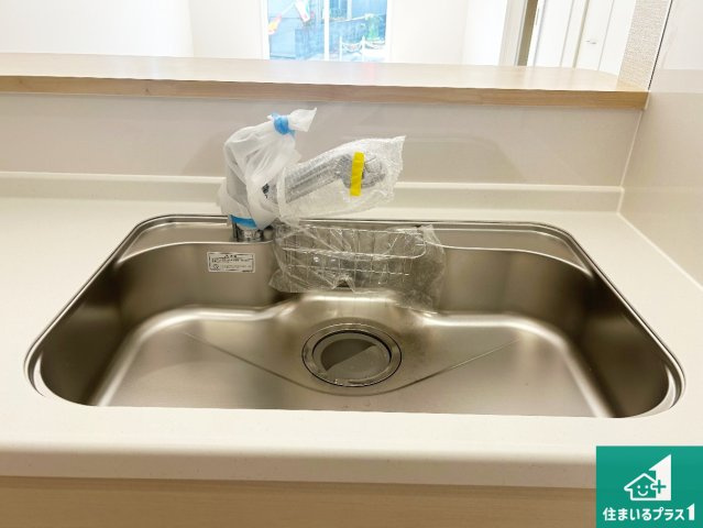神戸市垂水区上高丸　第1期　新築一戸建ての設備|広々としたシンクで食器洗いも楽々！