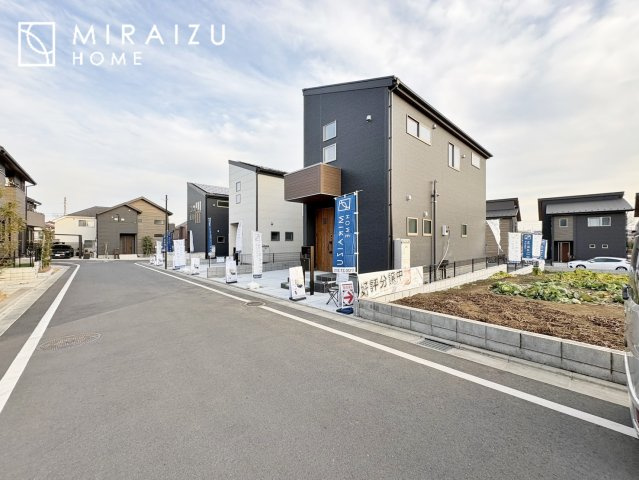 【外観】 | 陽の光をたっぷりと浴びながら気持ち良く生活が出来ます。夢のマイホーム、夢ではなく実現出来ます！見学・ご相談等、お気軽にご連絡下さい。