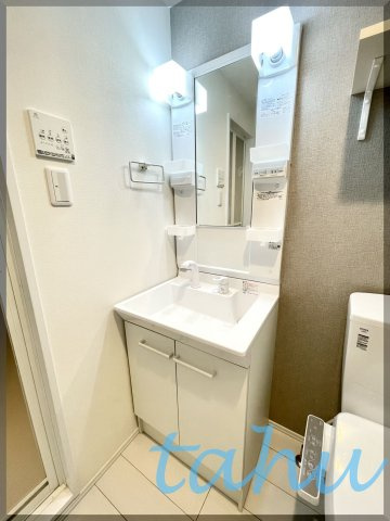 板橋区舟渡２丁目の賃貸マンションの独立洗面台