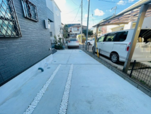 ル・ヴェルコート小手指　所沢市北中　新築戸建の駐車場|1/30　撮影