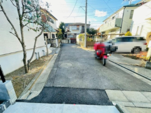 ル・ヴェルコート小手指　所沢市北中　新築戸建の前面道路含む現地写真|1/30　撮影